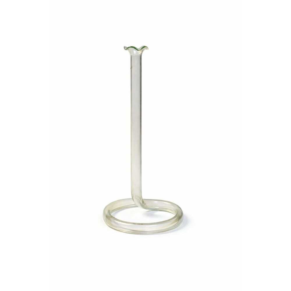 Bud Propagation Vase Vintage Hand Blown Delicate Infinity Scalloped Edges Propag